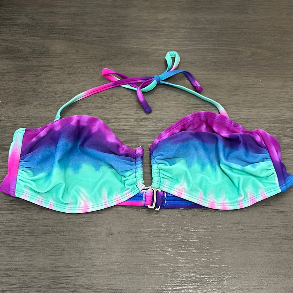 Tie dye bikini top